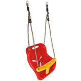 Lifespan Kids Baby Seat - Red & Yellow (Short Rope, 54cm) - Front View