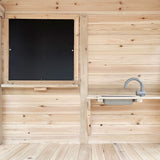 Lifespan Kids Kingston Cubby House with 2.2m Green Slide - Extra Image