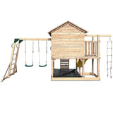 Lifespan Kids Kingston Cubby House with 2.2m Yellow Slide - 45-Degree Angle