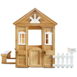 Lifespan Kids Teddy V2 Cubby House Natural - Top-Down View