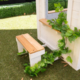 Lifespan Kids Teddy V2 Cubby House White - Low Angle