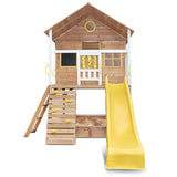 Lifespan Kids Warrigal Cubby House - Yellow Slide - Front View