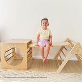 Lifespan Kids Pikler Climbing Triangle - Close-Up Angle