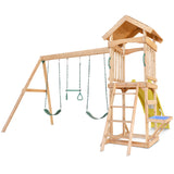 Lifespan Kids Albert Park Play Centre with Yellow Slide - Rear View