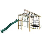 Lifespan Kids Orangutan Climbing Cube Jungle Gym Play Centre + Green Slide - Top-Down View