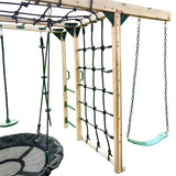 Lifespan Kids Orangutan Climbing Cube Jungle Gym Play Centre - Rear View