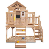 Lifespan Kids Silverton Play Centre With Rock Climbing Wall - Front View