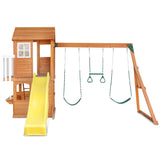 Lifespan Kids Springlake Play Centre With 2.2m Yellow Slide - Front View