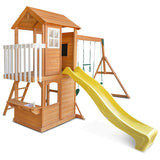 Lifespan Kids Springlake Play Centre With 2.2m Yellow Slide - Top-Down View