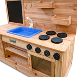 Lifespan Kids Eden Roma Outdoor Play Kitchen - Side View