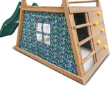 Lifespan Kids Cooper Climbing Frame with 1.8m Green Slide - Close-Up Angle
