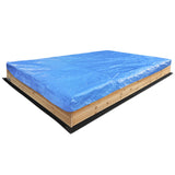 Lifespan Kids Mighty Sandpit with Wooden Cover - Top-Down View