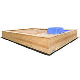 Lifespan Kids Mighty Sandpit with Wooden Cover - Low Angle
