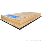 Lifespan Kids Mighty Sandpit Wooden Cover Only - Front View