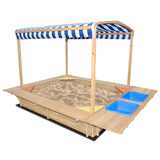 Lifespan Kids Playfort Sandpit with Canopy - Front View