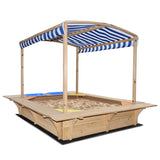 Lifespan Kids Playfort Sandpit with Canopy - Rear View