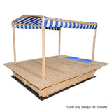 Lifespan Kids Playfort Sandpit Wooden Cover Only - 45-Degree Angle