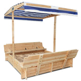 Lifespan Kids Skipper Sandpit with Canopy - Side View