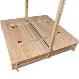 Lifespan Kids Skipper Sandpit with Canopy - Close-Up Angle