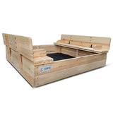 Lifespan Kids Strongbox 2 Square Sandpit - Top-Down View