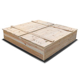 Lifespan Kids Strongbox XL Square Sandpit - Front View