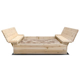 Lifespan Kids Strongbox XL Square Sandpit - Top-Down View