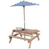 Lifespan Kids Sunrise Sand & Water Table with Umbrella - Front View