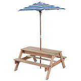 Lifespan Kids Sunrise Sand & Water Table with Umbrella - Side View