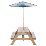 Lifespan Kids Sunrise Sand & Water Table with Umbrella - 45-Degree Angle