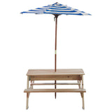 Lifespan Kids Sunrise Sand & Water Table with Umbrella - Rear View