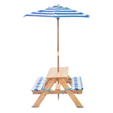 Lifespan Kids Sunset Picnic Table with Umbrella - Top-Down View