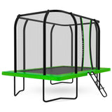 Lifespan Kids 12ft x 8ft HyperJump Rectangle Spring Trampoline - Front View