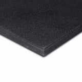 CORTEX 15mm Commercial Bevelled Edge Rubber Gym Tile Mat (1m x 1m) - Front View