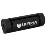 CORTEX Yoga Mat 1.8m*0.6m*15mm in Black - Front View