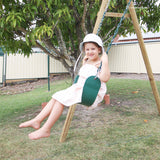 Lifespan Kids Amber 3 Double Belt Swing Set - Side View