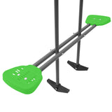 Lifespan Kids Lynx 4 Station Swing Set with Slippery Slide - Side View