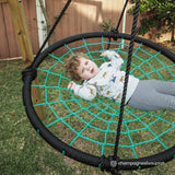 Lifespan Kids Oakley Swing Set with 1.2m Spidey Web Swing - 45-Degree Angle