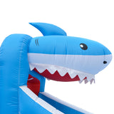 Lifespan Kids Sharky Slide & Splash Inflatable - Top-Down View