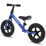 Progear Zoom Kids Balance Bike - Blue - Front View