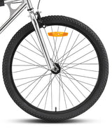 Progear Bikes Classic BMX Bike 26 in Chrome - Top-Down View