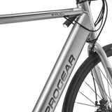 Progear Bikes E-Rush E-Road Bike 700*53cm Grey - Rear View