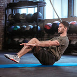 Reebok Training Mat - Blue (7mm) - Low Angle