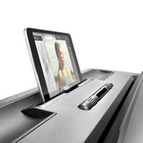 Reebok FR30z Floatride Treadmill in Red - 45-Degree Angle