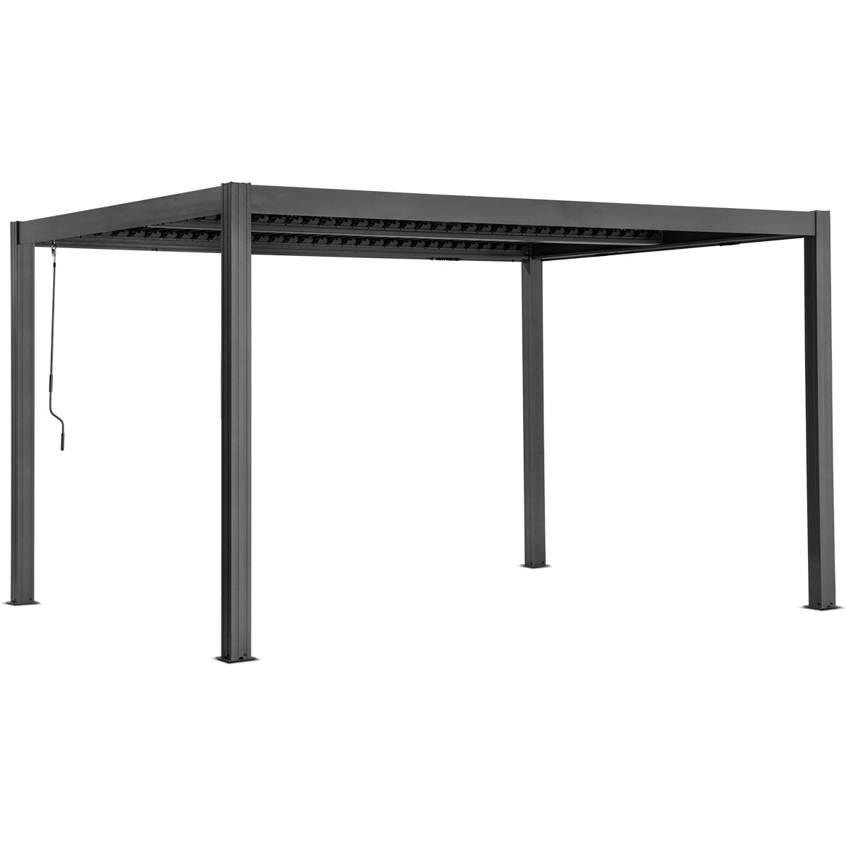 Yardtopia Elmont 3m x 4m Aluminium Adjustable Louvre Pergola