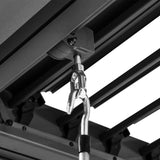 Yardtopia Elmont 3m x 4m Aluminium Adjustable Louvre Pergola - 45-Degree Angle