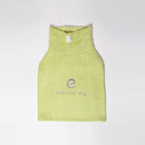 Organic Luxury Bamboo & Cotton Dog Bathrobe - Front View