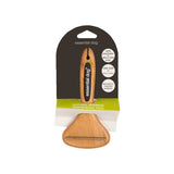 Natural Bamboo Deshedding Tool: Cats & Dogs - Top-Down View