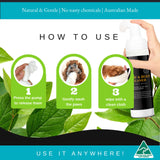Rinse Free Paw and Body Cleaner Foam - 45-Degree Angle