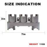 Accessories holder for Dyson V7 V8 V10 V11 V12 & V15 vacuums - Top-Down View