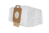 5 x Material Bags for Nilfisk Elite, King, GM , Power & Extreme Series - Front View